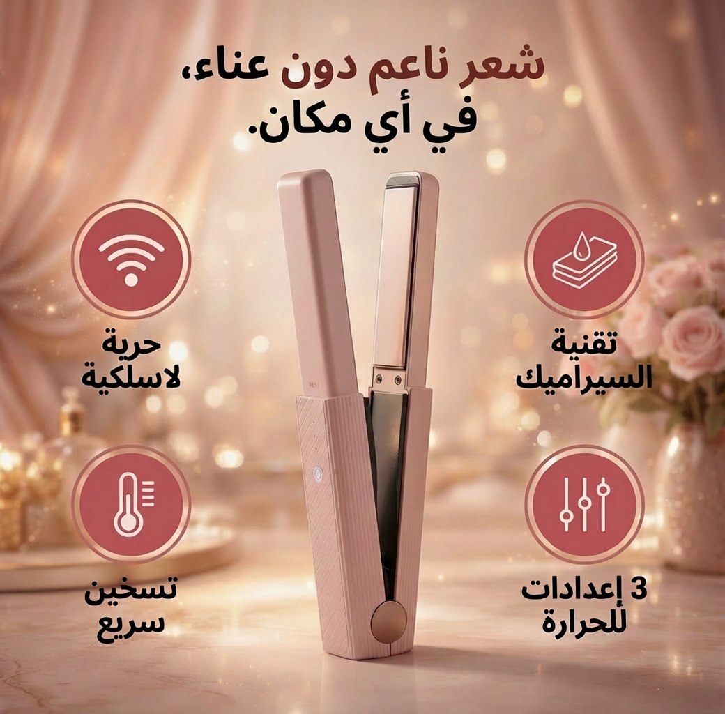 وداعاً للإحراج... اكتشفي تقنية السيراميك اللاسلكية التي تمنحكِ رتوش الصالون فوري